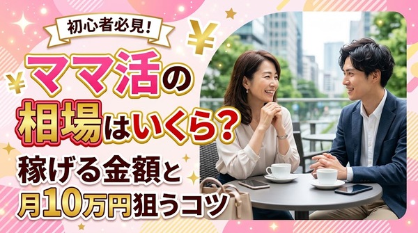 ママ活の相場はいくら？稼げる金額と初心者が月10万円狙うコツ